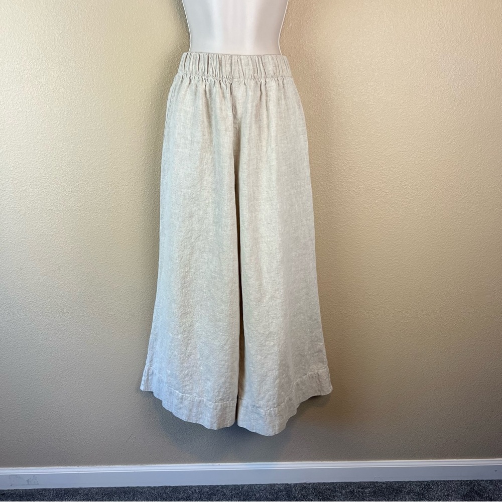 Wide Leg Cream Pants